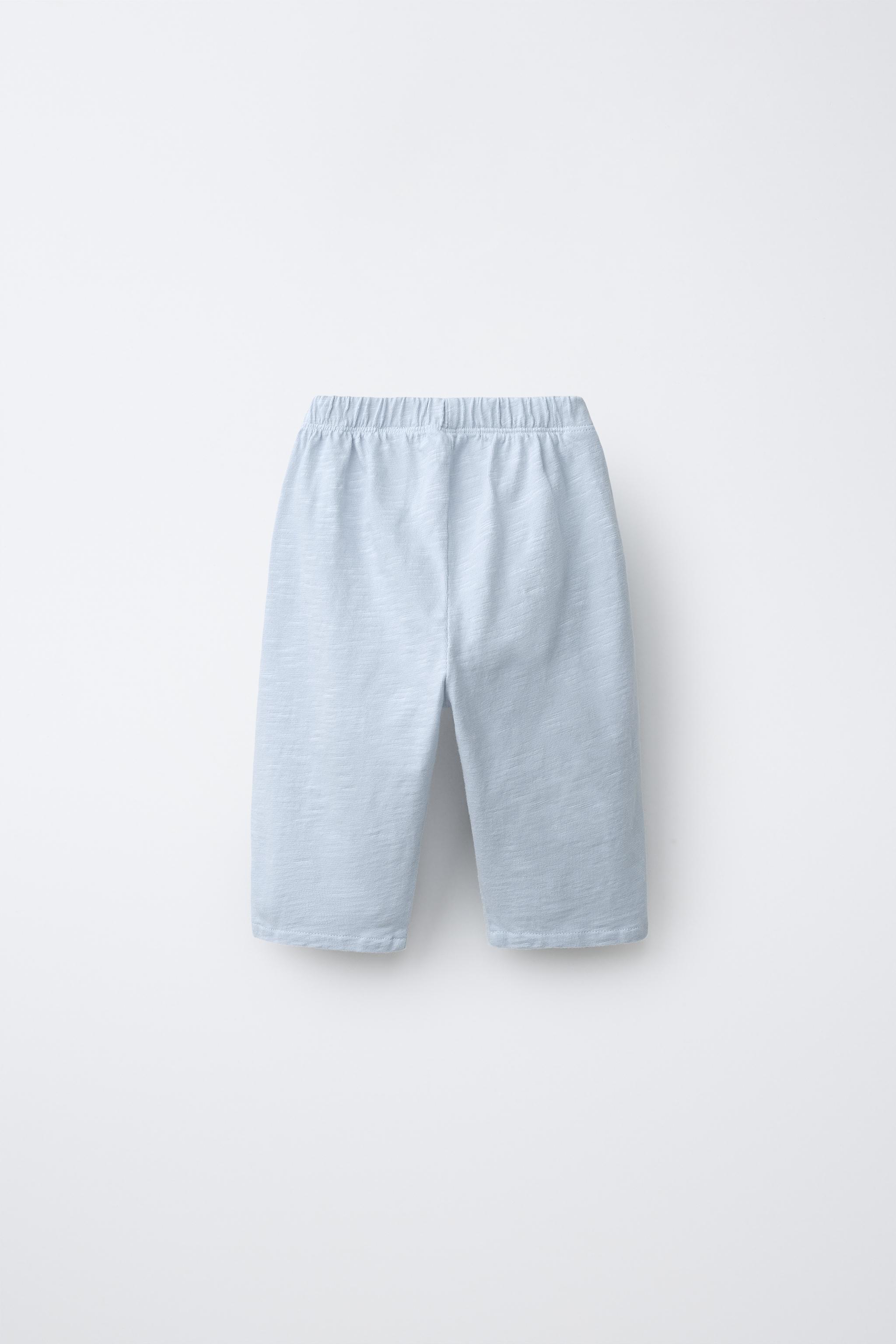 TEXTURED COMBINATION PANTS